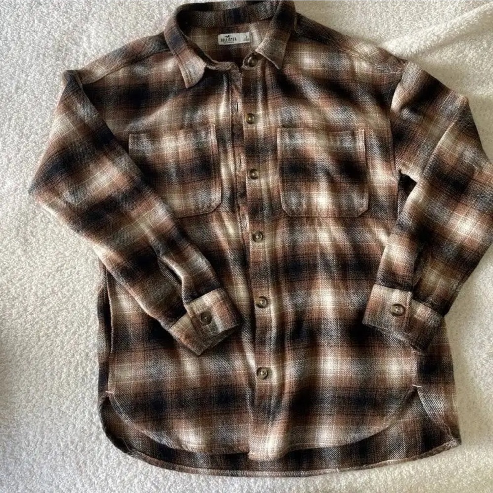 Brown Hollister Flannel